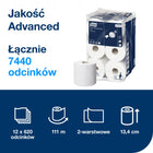Tork SmartOne mini T9 472193 papier toaletowy do dozownika, celulozowy, 2-warstwowy, 620 listków, biały, bezzapachowy