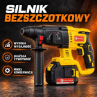 Wiertarka Młotowiertarka Akumulatorowa 2xAkumulator 36V Udarowa Walizka SDS do wiercenia w betonie, otwory do 24 mm