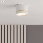 Oprawa Halogenowa Sufitowa LED Tuba GX53 Spot Natynkowa Ryflowana Biała oczko oświetleniowe do salonu i kuchni, 1