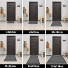 Wycieraczka pod drzwi zewnętrzna wejściowa 60x90 duża mocna Oeko-Tex mata gumowa PVC z tekstylną powierzchnią, szara, 6