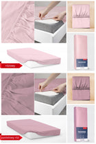 Prześcieradło z gumką 160x200 różne kolory na materac 25cm poliester, do łóżka, tekstylia sypialniane
