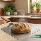 Łopata do pizzy szufla taca stal nierdzewna inox kwadratowa profesjonalna blacha wypiekowa, metalowa, szerokość 30 cm