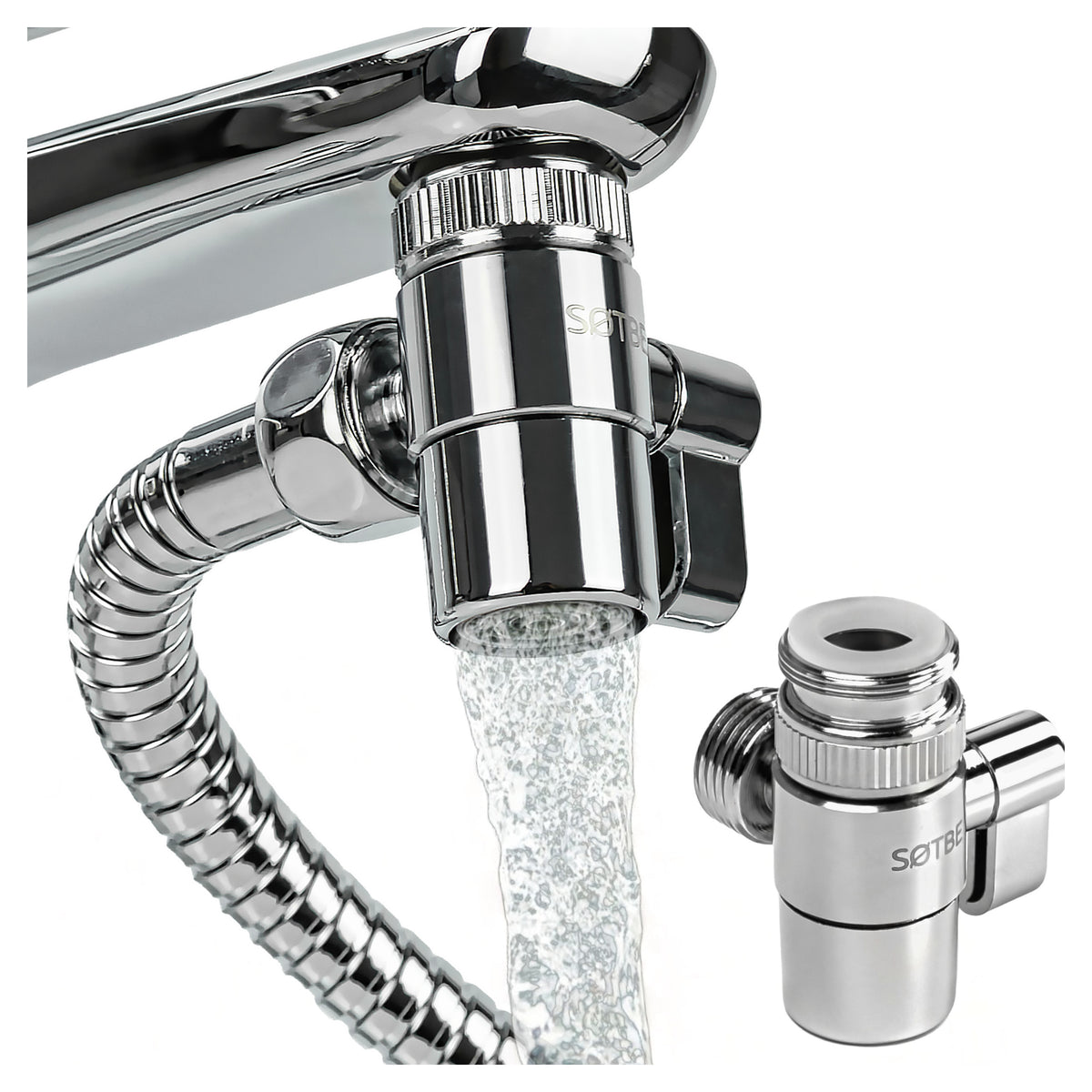 Przełącznik do baterii umywalkowej Diverter adapter do bidetty prysznica zawór rozdzielający wodę, do słuchawki