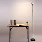 Lampa Stojąca Podłogowa LED 180cm Do Czytania E27 Pełna Regulacja Metal XL czarna do salonu sypialni biura jadalni