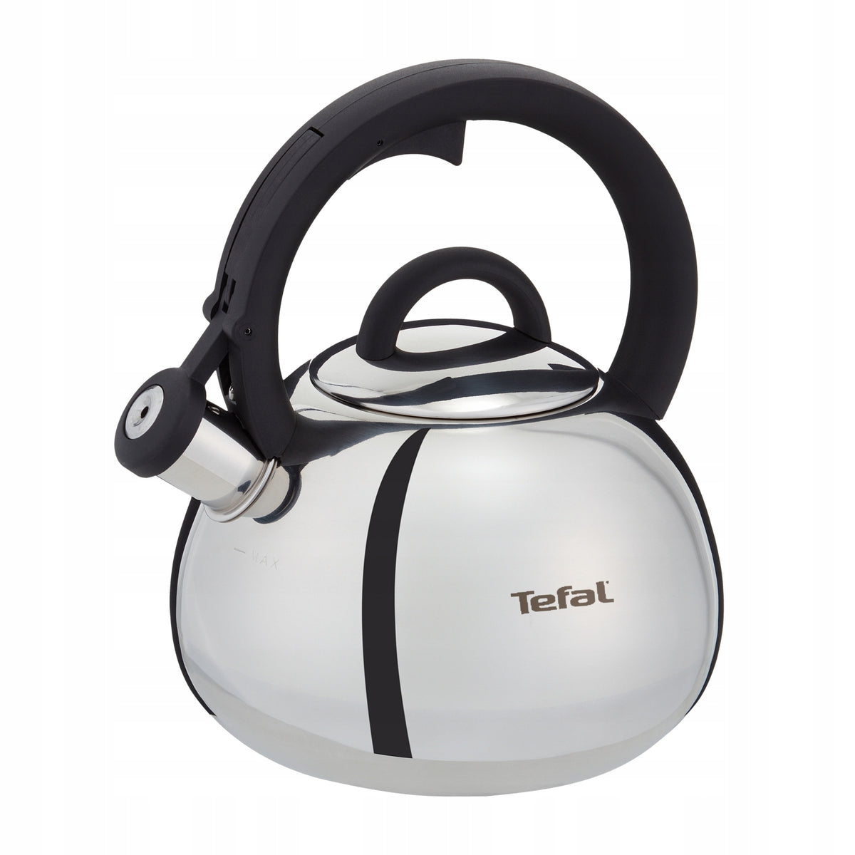 Czajnik tradycyjny stalowy tefal N4180310 z gwizdkiem na Gaz Indukcja imbryk do gotowania wody 2,5 l srebrny