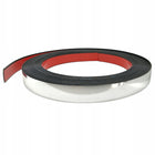 Listwa dekoracyjna ozdobna srebrna PVC 21mm chrom 10 metrów samoprzylepna taśma wykończeniowa, okleina, naklejka do