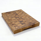 Deska dębowa sztorcowa 40x30x4 masywna END grain blok profesjonalna drewniana do krojenia i siekania, prostokątna