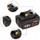 BATERIA 18V 5000MAH LI-ION DO ELEKTRONARZĘDZI MAKITA LED akumulator do wiertarki, wkrętarki i szlifierki, ogniwo