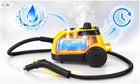 Myjka parowa czyścik do okien MOP parowy odkurzacz Zestaw akcesoria 2100W Parownica ciśnieniowa 4 bar, czyszczenie fug
