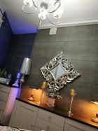 Panel ścienny 100x50cm imitacja beton architektoniczny grafit 4214XL 5m2 okładzina dekoracyjna z polistyrenu, matowa