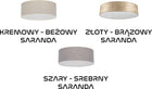 Plafon livo juta boho Ø 40 2 x E27 + denko różne wzory rozmiary Panel LED lampa sufitowa do salonu, sypialni i pokoju
