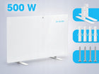 Grzejnik elektryczny na podczerwień IR WIFI TUYA wiszący szklany biały 500W 500 W
