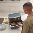 Frytkownica beztłuszczowa Ninja FlexDrawer 10,4 L AF500EUCYD tradycyjna 240 w srebrny/szary