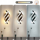 Lampa ścienna kinkiet LED wewnętrzny 22W 3000K-6000K do sypialni, salonu oprawa naścienna beżowa biała 33 cm klasa a