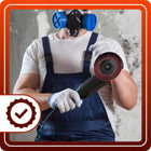 Tarcza listkowa 125 lamelka do szlifowania stali metalu drewna P60 10 sztuk aluminium, beton, cegła, kamień, żeliwo