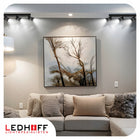 Lampa sufitowa LED kinkiet spot oprawa listwa 3x GU10 tuba czarna srebrna oświetlenie punktowe aluminiowe do salonu