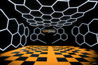 Lampa LED hexagon Panel Oświetlenie Warsztat Garaż Dom 297 x 515 5500-6000K plafon sufitowy ze zintegrowanym źródłem