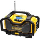 Dewalt radio budowlane kompaktowe z ładowarką 18V XR USB AUX dab+/fm DCR027 odbiornik Bluetooth, do warsztatu