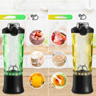 Blender przenośny 600ml usb-c – 6 ostrzy, do smoothie, na podróż nominalna czarny