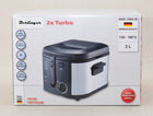 Frytkownica olejowa 1900W – frytownica tradycyjna 1900 w czarny