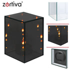 Lampion Lustrzany LED Latarenka Dekoracyjna 3D na Baterie 10x15cm Znicz ozdoba nagrobna, iluminacja cmentarna