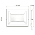 Halogen Reflektor 70W 6300lm Lampa Robocza Naświetlacz Wodoodporny 4000k oprawa LED IP65, neutralna biel do warsztatu i