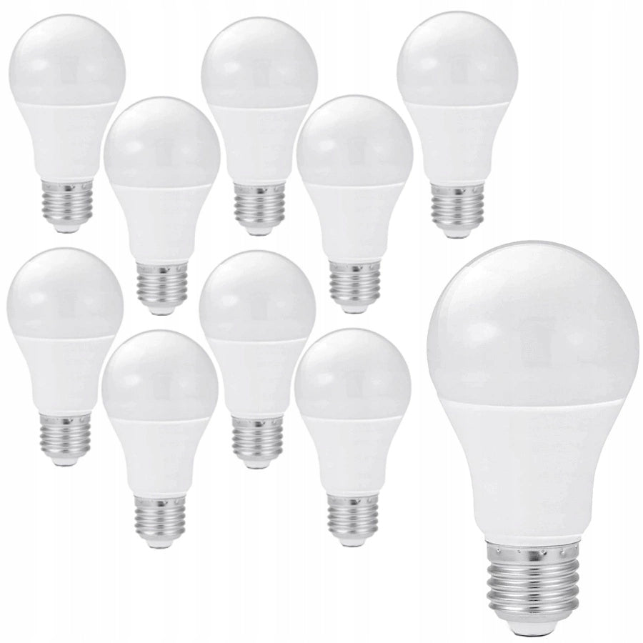 Żarówka LED Klasyczna Classic 15W Duży Gwint E27 Neutralna ZESTAW 10 szt. źródło światła 1350 lm 4000 K do lampy