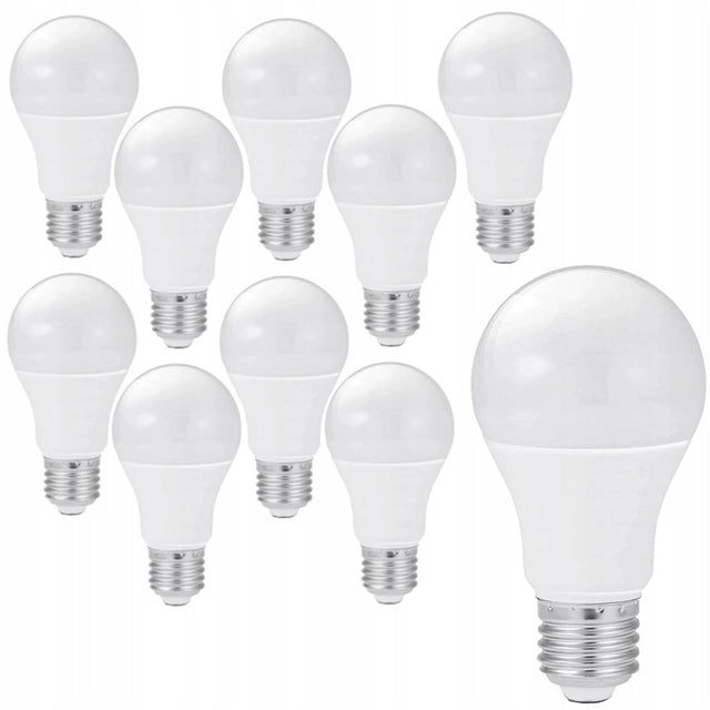 Żarówka LED Klasyczna Classic 15W Duży Gwint E27 Neutralna zestaw 10 szt. źródło światła 1350 lm 4000 K do lampy świetlówka energooszczędna do