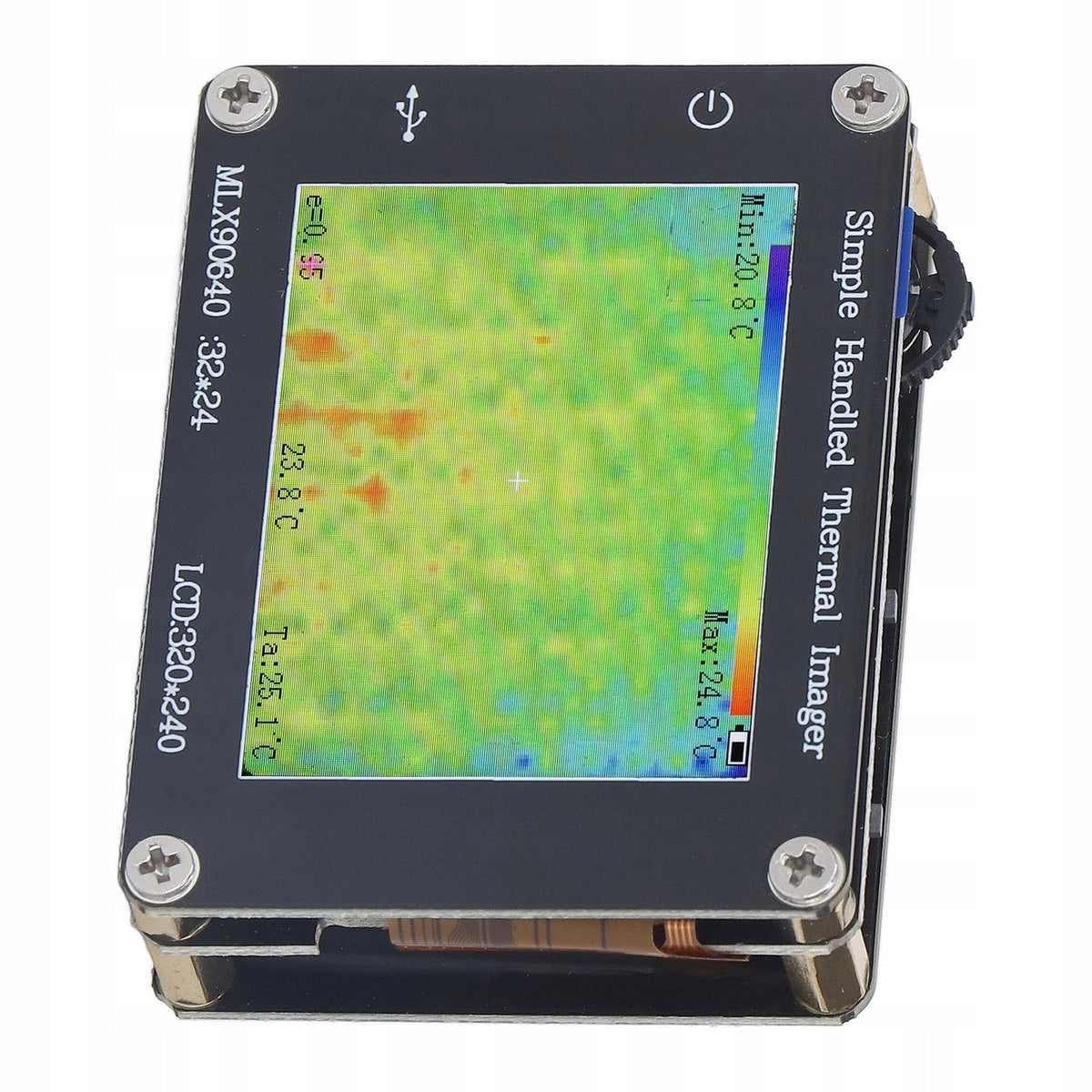 KAMERA TERMOWIZYJNA NA PODCZERWIEŃ 240X320 LCD -40 +300°C termowizor, miernik temperatury, diagnostyka cieplna
