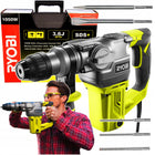 Ryobi młot udarowy młotowiertarka 1050W 3,6J RSDS1050-K +walizka+dłuta do betonu SDS Plus wiercenie i kucie zasilanie