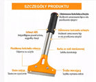 Mocny Zestaw narzędzi skrobaków do tapet szyb kleju farby + ostrza zapasowe 16 mm