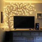 Girlanda KURTYNA GAŁĄZKA 1,8M 96 LED USB 8 trybów boże narodzenie ozdoba kurtyna świetlna