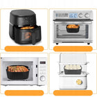 FOREMKA SILIKONOWA WKŁAD DO FRYTKOWNICY AIR FRYER BEZTŁUSZCZOWEJ 23X23cm kieszeń do pieczenia 23 cm z 25 sztuk
