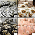 Komplet pościeli 100% bawełna 140X200 poszewki 70x80 ciepła dużo wzorów zestaw 3-częściowy, zapinany na suwak