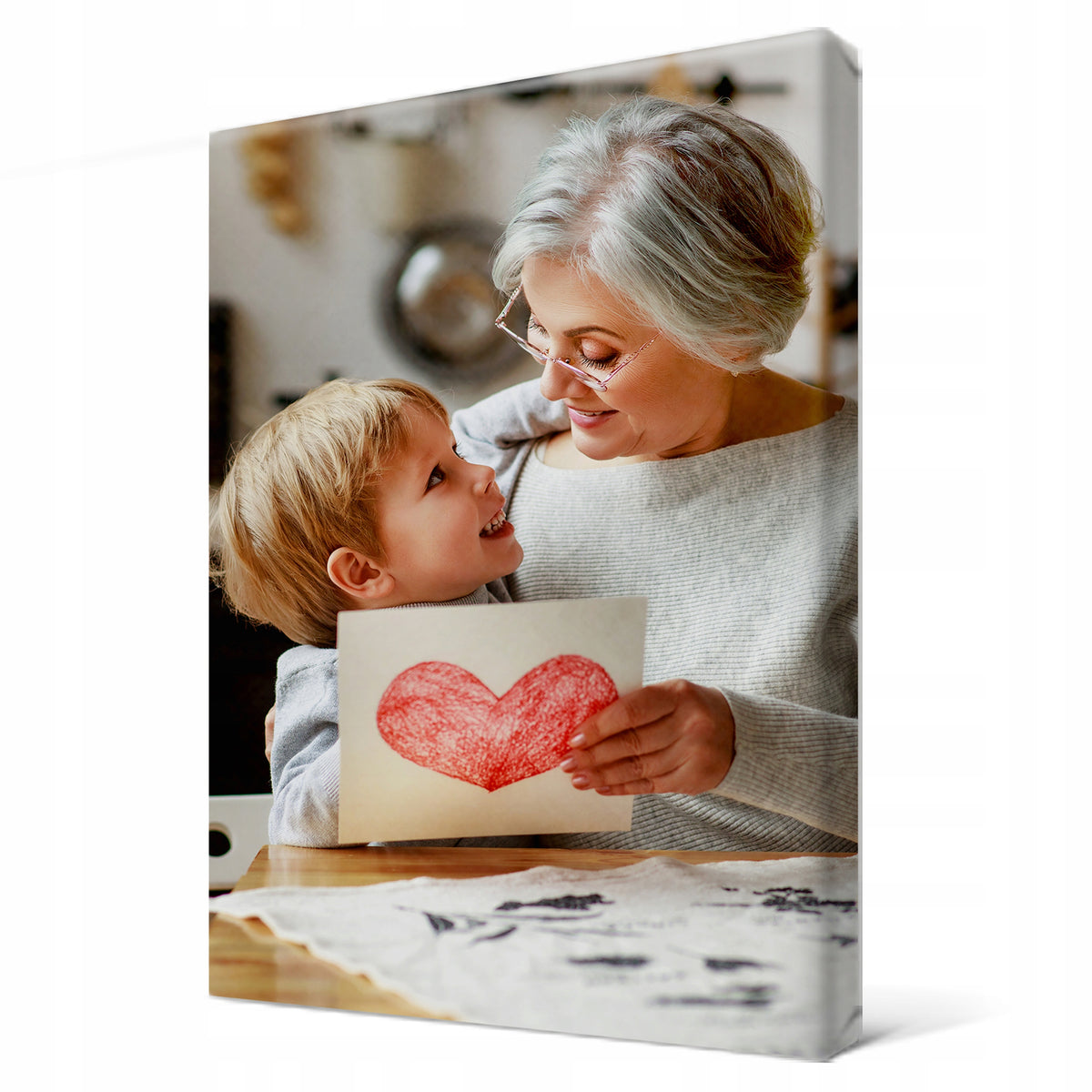 Fotoobraz Personalizowany na Płótnie Canvas 40 × 50 / 50 × 40 cm Prezent wydruk cyfrowy, dekoracja ścienna, bez ramy