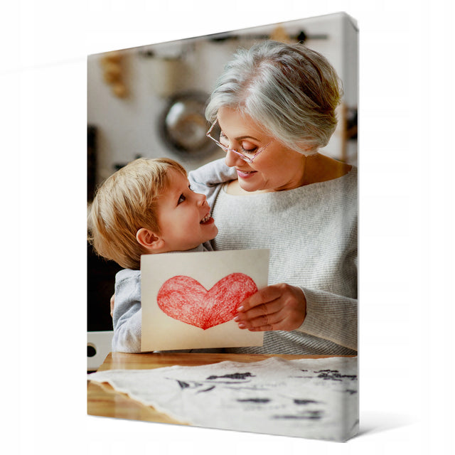Fotoobraz Personalizowany na Płótnie Canvas 40 × 50 / 50 × 40 cm Prezent wydruk cyfrowy, dekoracja ścienna, bez ramy ozdobnej