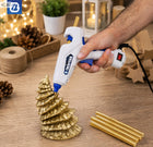 PISTOLET DO KLEJU NA GORĄCO KLEJARKA 100W + KLEJ WKŁADY 11MM MOCNY TECHTOOL aplikator termotopliwy do rękodzieła i
