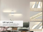 Lampa LED kinkiet ścienny biała nowoczesna salonu korytarz 4500K 24W 60cm oprawa do sypialni i przedpokoju, metalowa, 2
