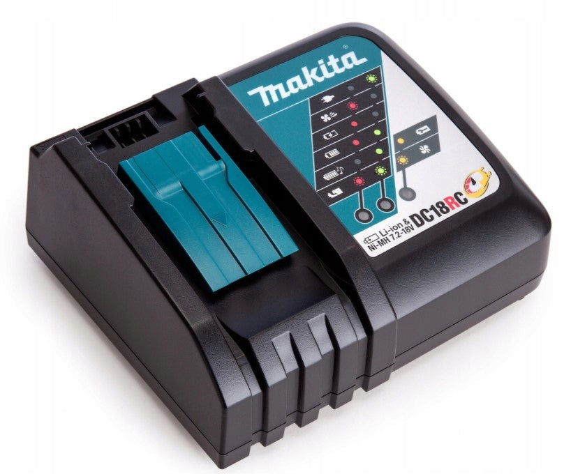 Makita DC18RC Ładowarka SZYBKA 9A do Akumulatorów 14,4V 18V LXT Oryginał stacja ładująca do elektronarzędzi