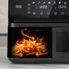 Frytkownica beztłuszczowa XXL 8l 2700W dwukomorowa Teesa AIR fryer dual POT czarny