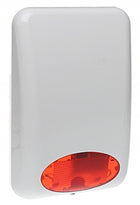 Sygnalizator zewnętrzny SPL-5010 R satel optyczno-akustyczny LED czerwony syrena alarmowa przewodowa 120 dB do