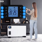 Grzejnik elektryczny konwektorowy EBERG CONVY 2300W energooszczędny WiFi 680 mm 410 mm grzewcza biały