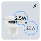 10x Żarówka LED GU4 Reflektor MR11 2,5W = 20W 250lm 4000K 120° lumiled zamiennik halogenu do opraw punktowych