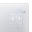 Grzejnik elektryczny energooszczędny szklany łazienkowy 1kW WiFi EGW-10B 520 mm 470 mm grzewcza biały