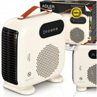 Termowentylator z termostatem farelka pilot grzejnik elektryczny 2000W LCD beżowy