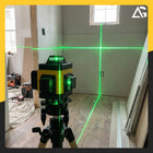 Poziomica laserowa laser 360 4D 16 linii krzyżowa statyw walizka +aplikacja zielona wiązka, dokładność 0,2 mm, zasięg