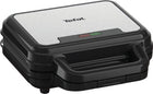 Opiekacz Gofrownica Panini do kanapek tefal UltraCompact SW383D10 3w1 nominalna srebrny/szary