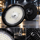 Lampa Wisząca LED Przemysłowa High Bay UFO Magazyn Hala 100W 12000lm IP65 oprawa do warsztatu i fabryki, czarna