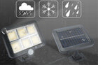 Halogen Naświetlacz LED Solarny Zewnętrzny Lampa z Czujnikiem Ruchu reflektor ogrodowy IP65 260 lm 6000 K zimna biel