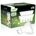 10x Żarówka LED GU10 5W biała neutralna 4000K mocna niemrugająca premium reflektor 500 lm spot do lamp i opraw